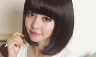 斜刘海直发发型 斜刘海直发发型