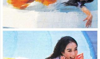 钟丽缇美人鱼旧照